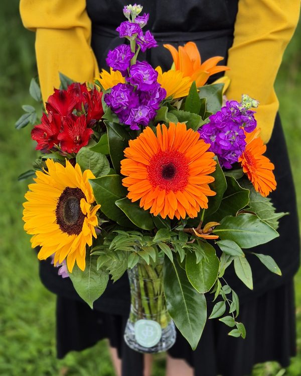 Posy of Flowers in a Vase