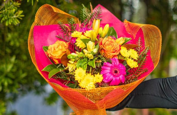 Bright and Colourful Posy of Flowers