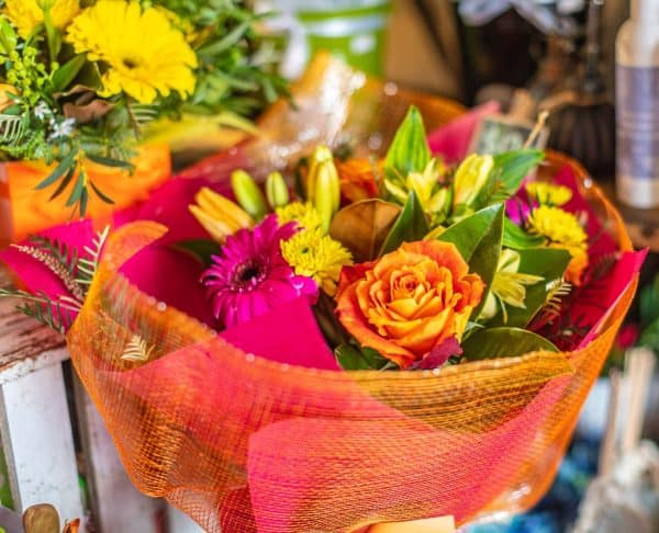 Bright and Colourful Posy of Flowers - Image 2