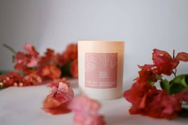 Peach Orange Blossom Soy Candle