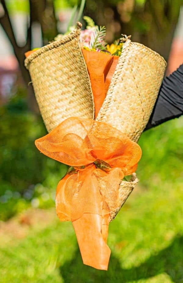 Kete Wrapped Bouquet of Flowers - Image 3