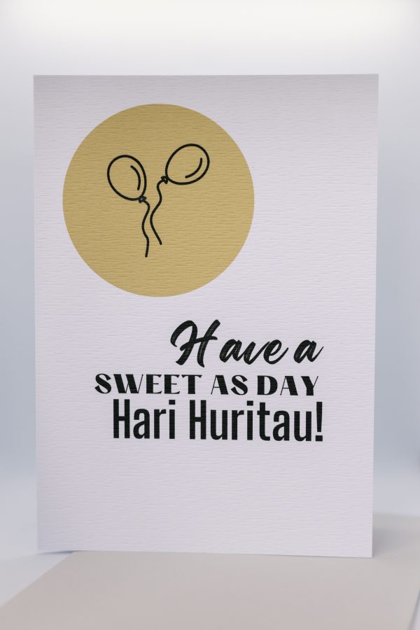 Hari Huritau Sweet As “Happy Birthday” - Tena Koe Cards